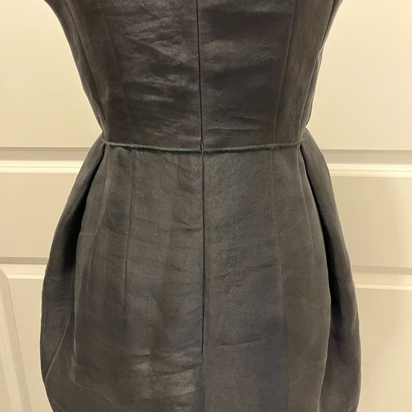 Ter et Bantine Black Dress with Pockets in 100% Silk - Picture 8 of 16